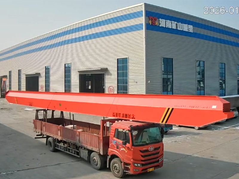 電動(dòng)單梁起重機(jī) LD10t-26.66m 制作完成 裝車發(fā)出